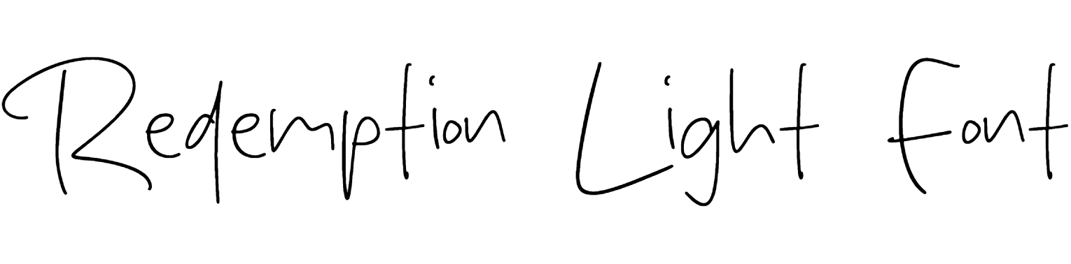 Redemption Light Font Download