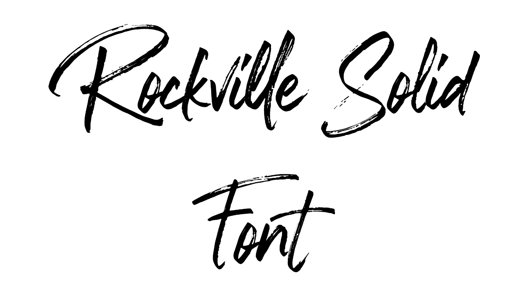Rockville Solid Font Download, #Rock ville Solid