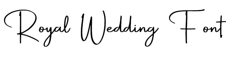 Royal Wedding Font Download