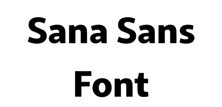 Sana Sans Font Download