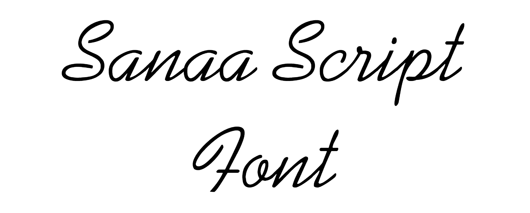 Sanaa Script Font Download