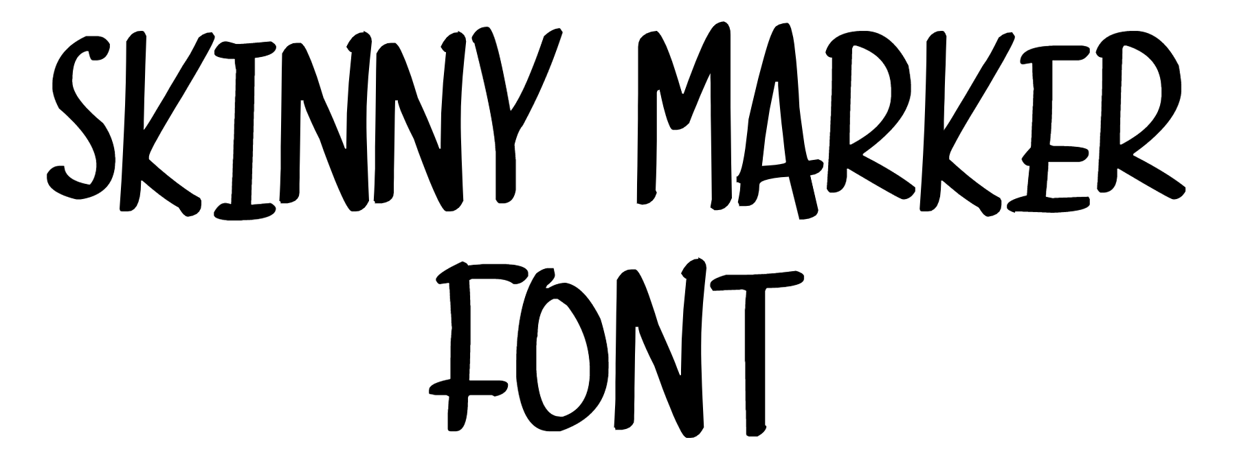 Skinny Marker Font Download