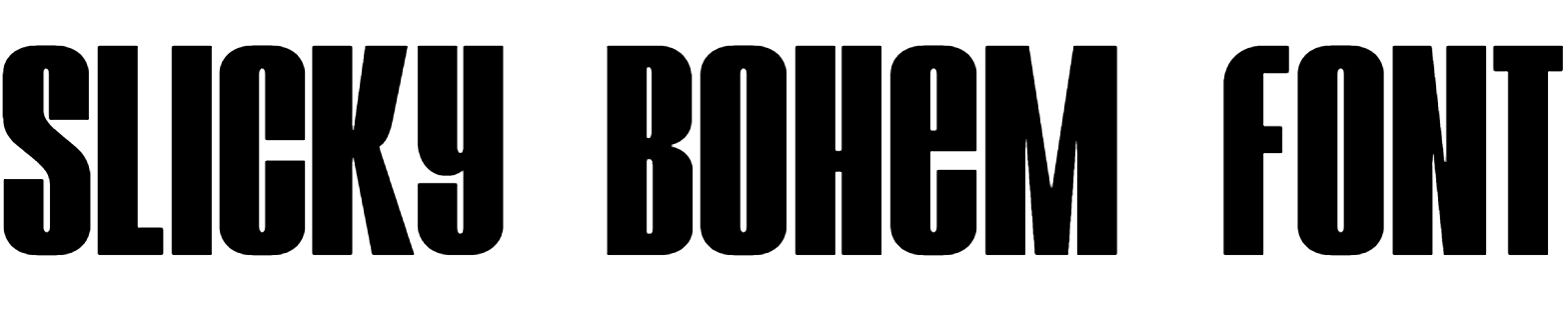 Slicky Bohem Font Download