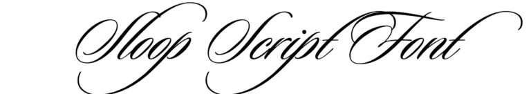 Sloop Script Font | DafontStyle