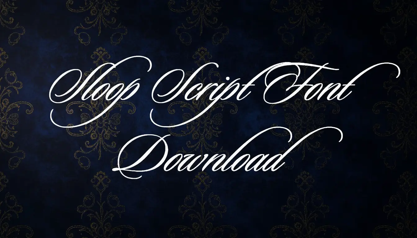 Sloop Script Font Download