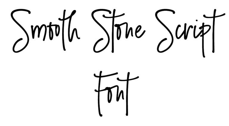 Smooth Stone Script Font Download