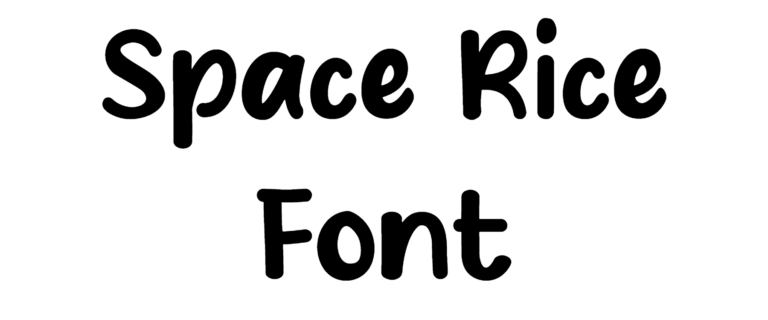 Space Rice Font Download
