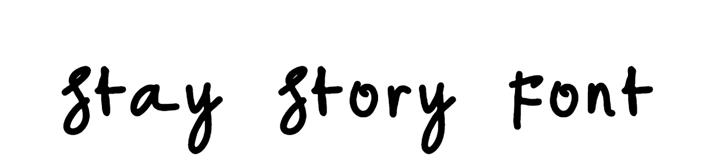 Stay Story Font Download