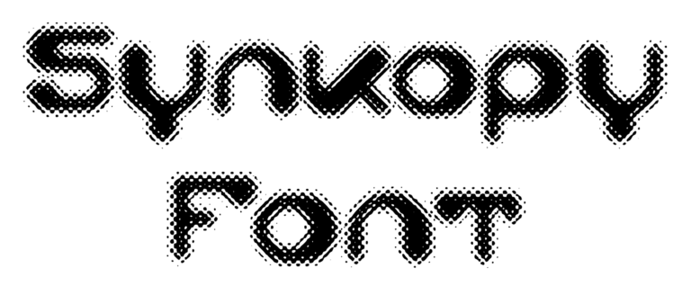 Synkopy Font Download, #y2k