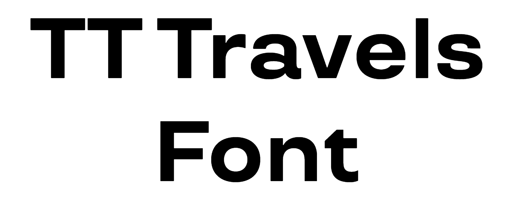 TT Travels Font Download