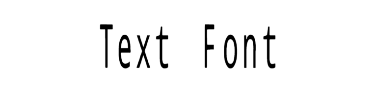Text Font Download