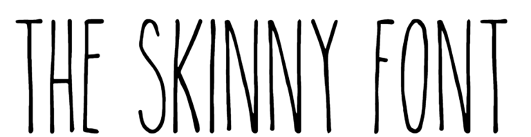 The Skinny Font Download