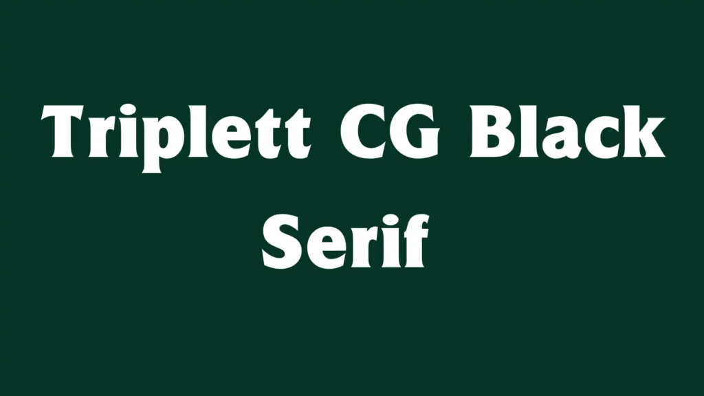Triplett CG Black
