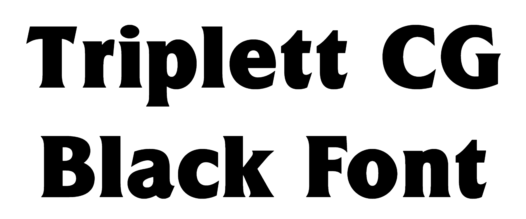 Triplett CG Black Font Download