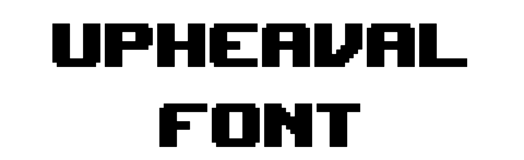 Upheaval Font Download