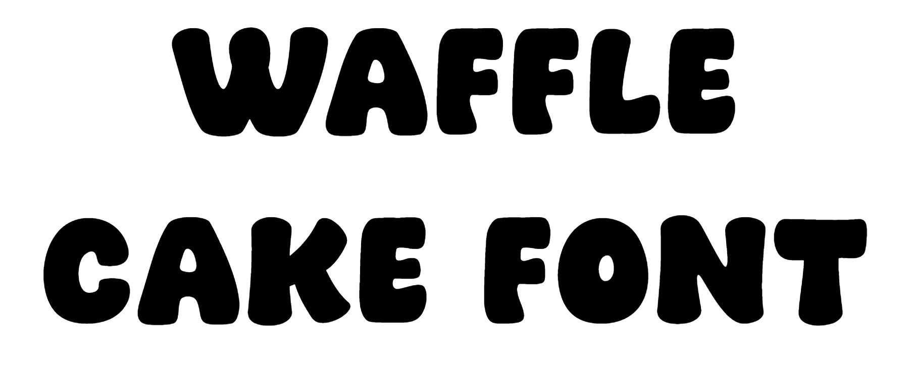 Waffle Cake Font Download