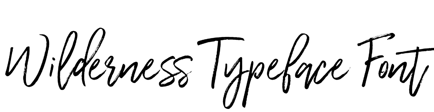 Wilderness Typeface Font Download