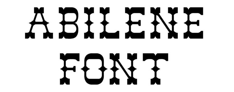 Abilene Font Download, AbileneFLF