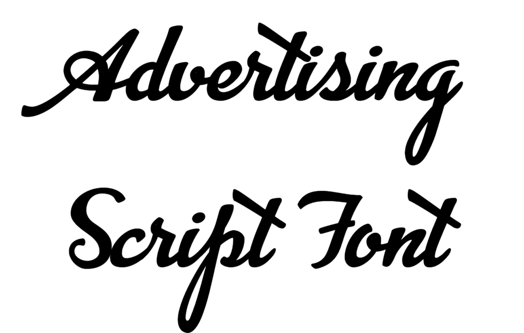 Advertising Script Font | DafontStyle