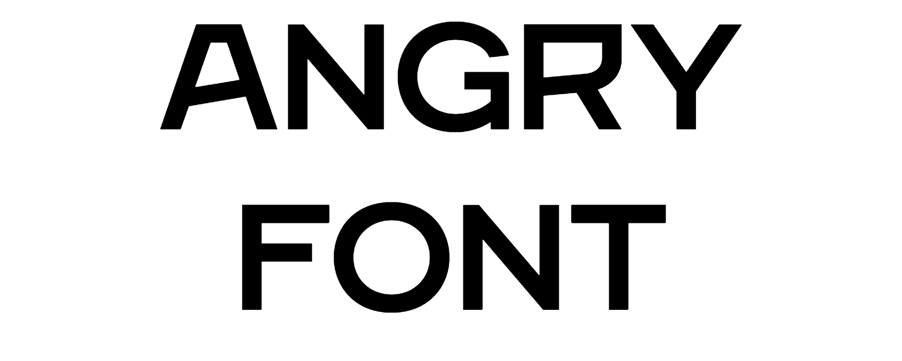 Angry Font Download