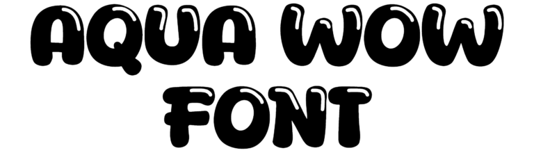 Aqua Wow Font Download