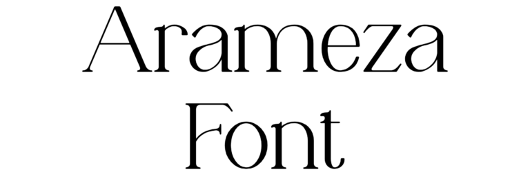 Arameza Font Download, Arameza Demo