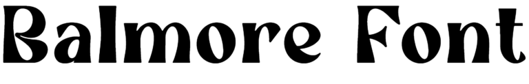 Balmore Font Download