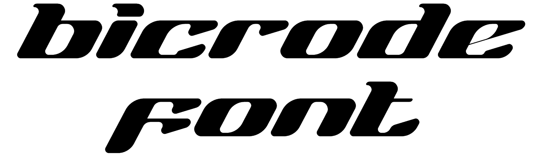 Bicrode Font Download