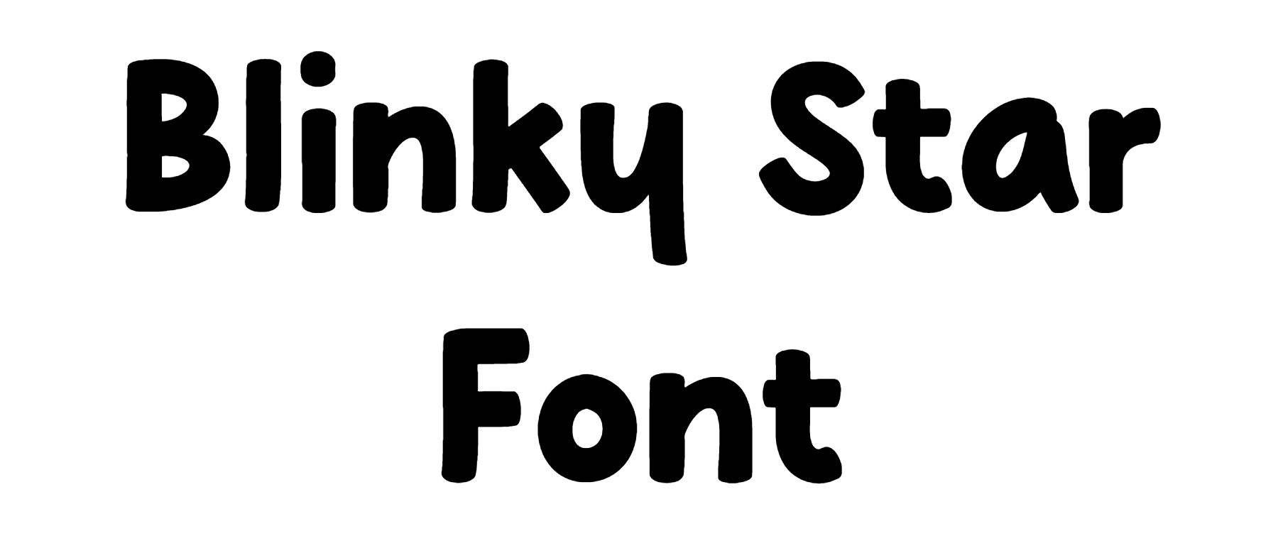Blinky Star Font Download