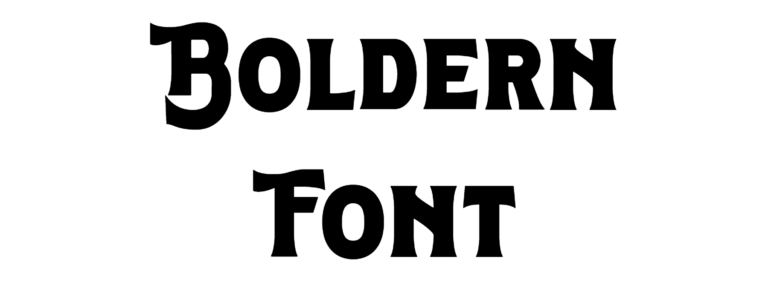 Boldern Font Download