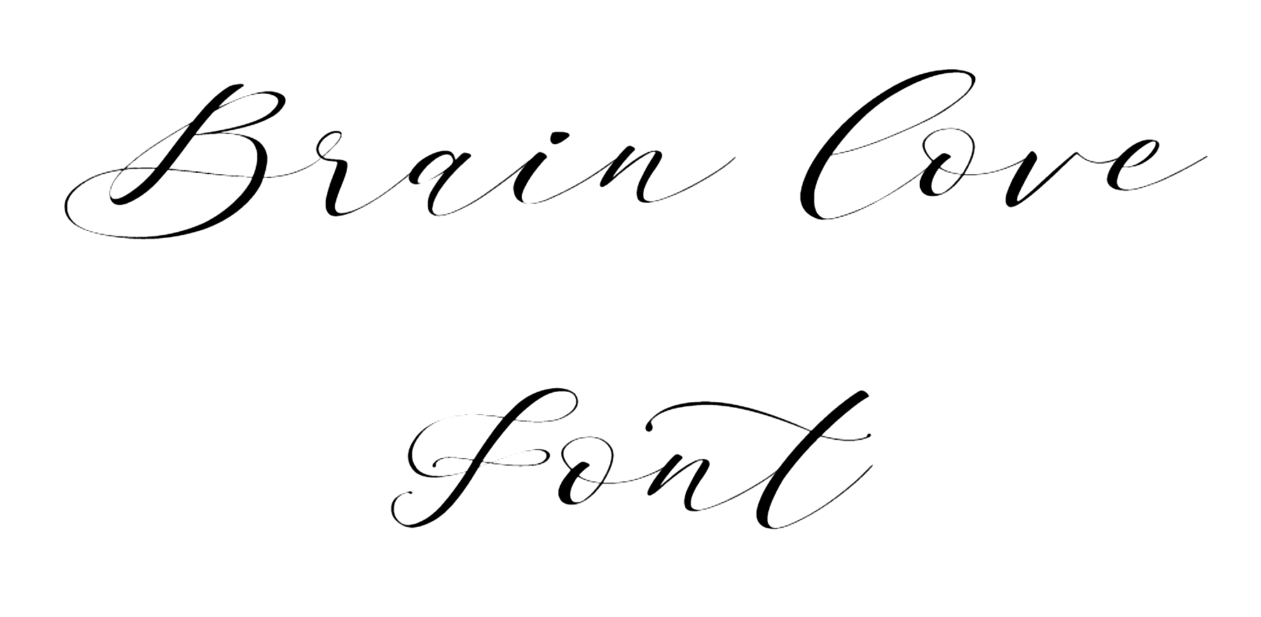 Brain love Font Download, Brainlove Font, Free Font