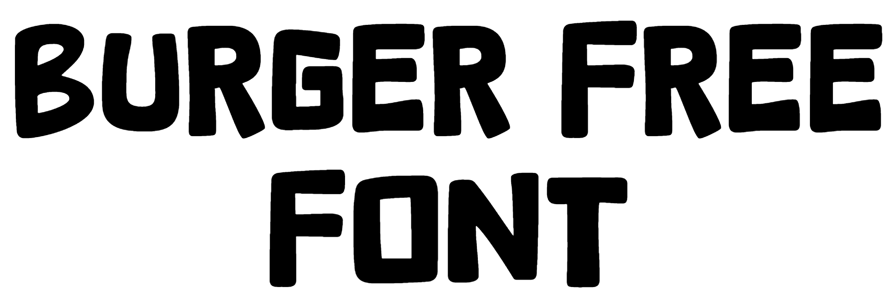 Burger Free Font Download