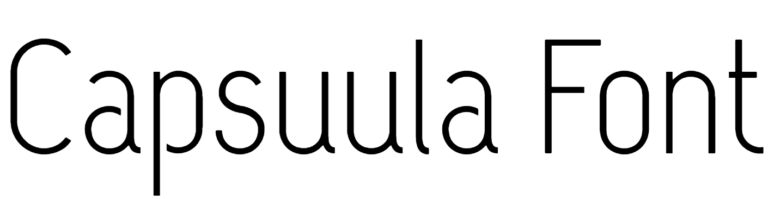 Capsuula Font Download