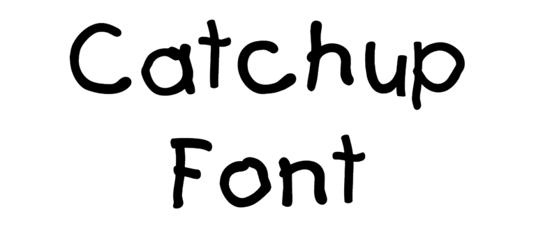 Catchup Font Download