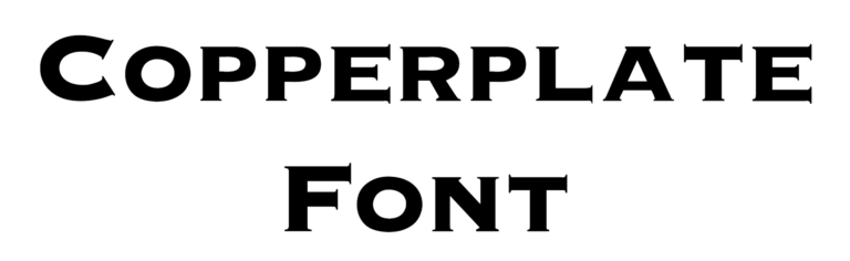 Copperplate Font Download