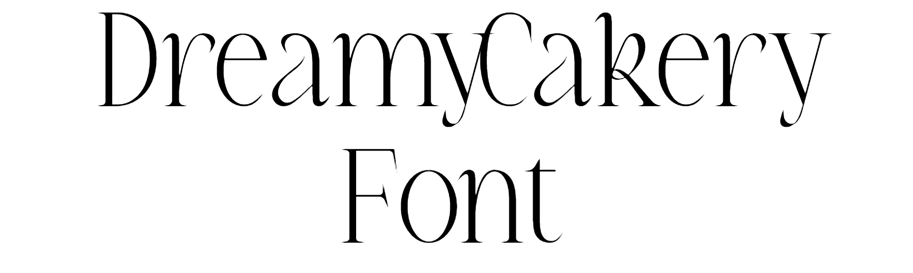 Dreamy Cakery Font Download
