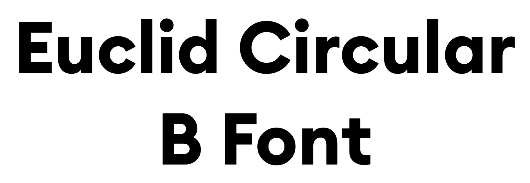 Euclid Circular B Font free Download