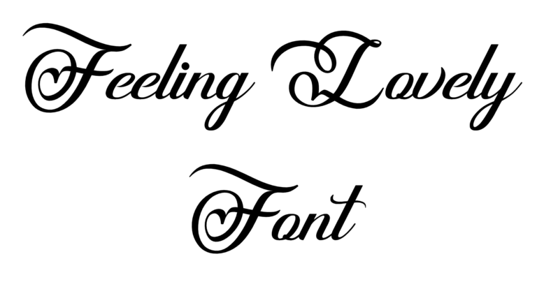 Feeling Lovely Font Download