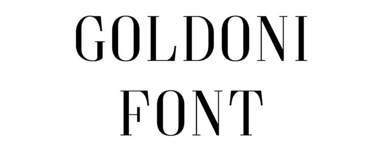Goldoni Font Download