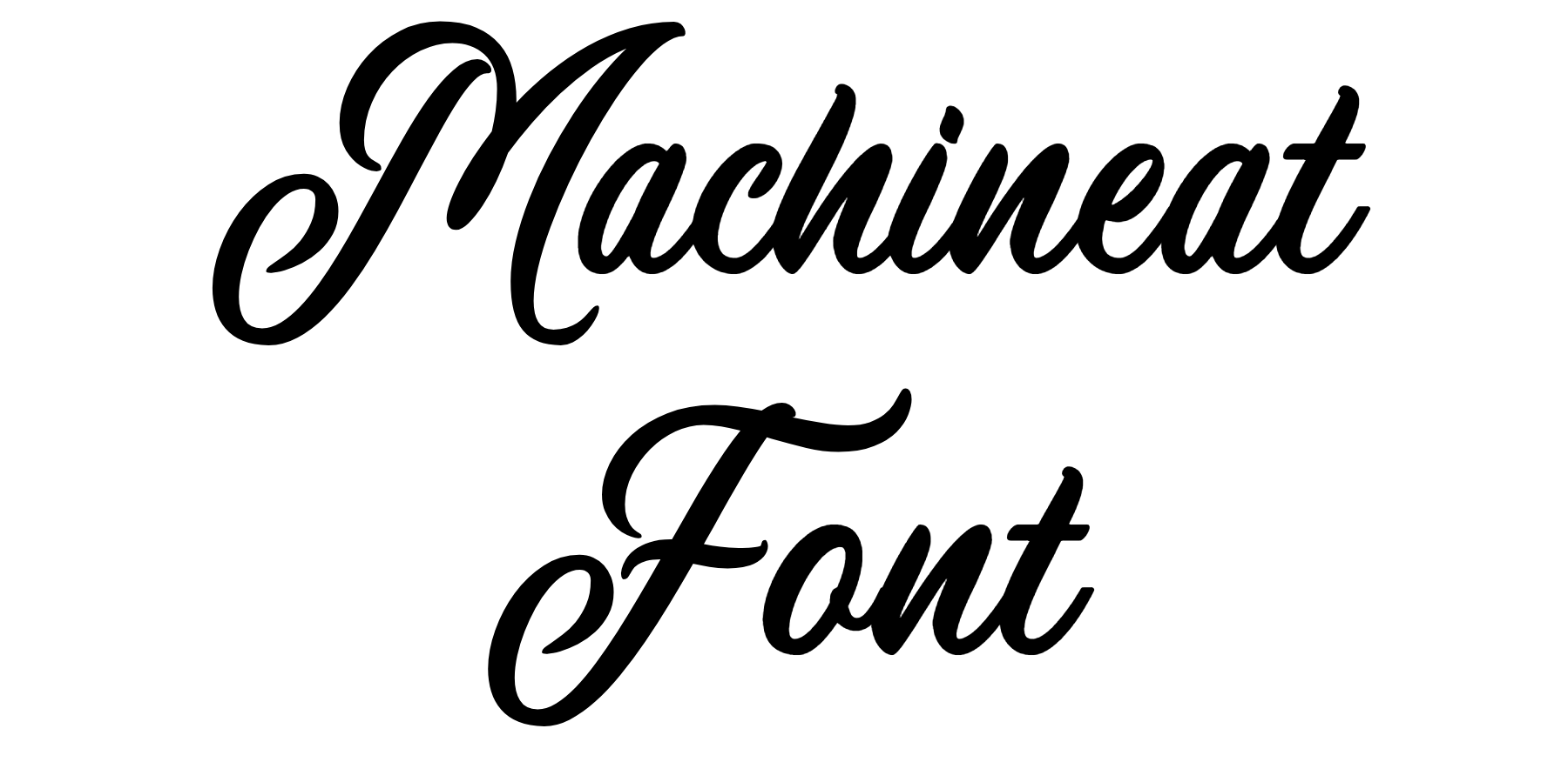 Machineat Font Download