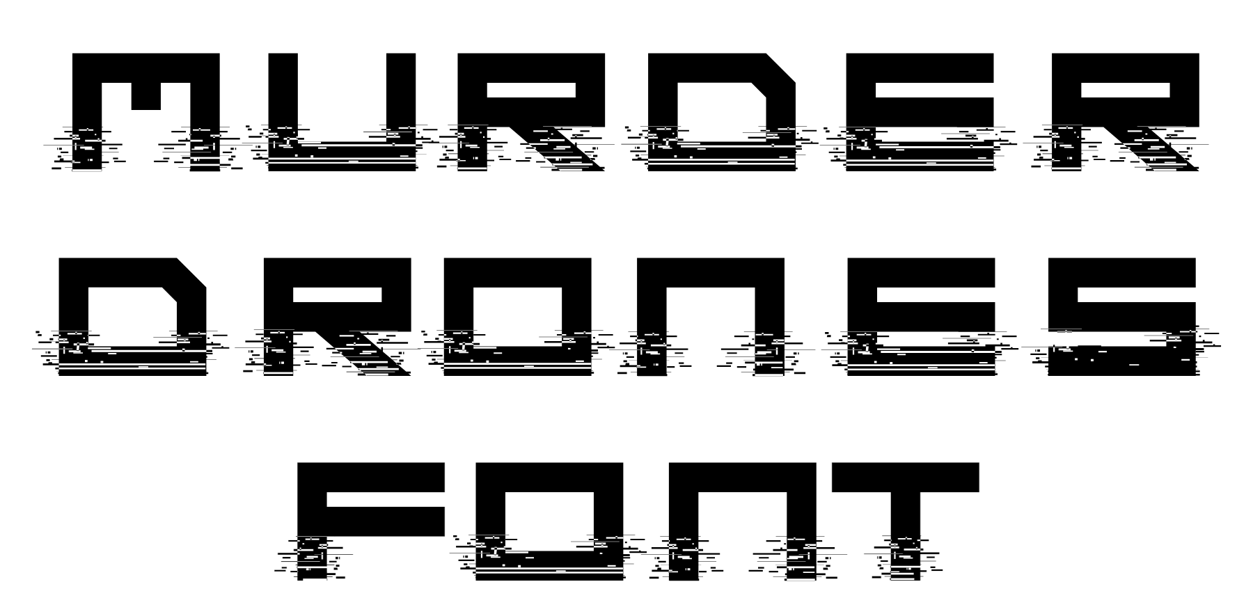 Murder Drones Font Download