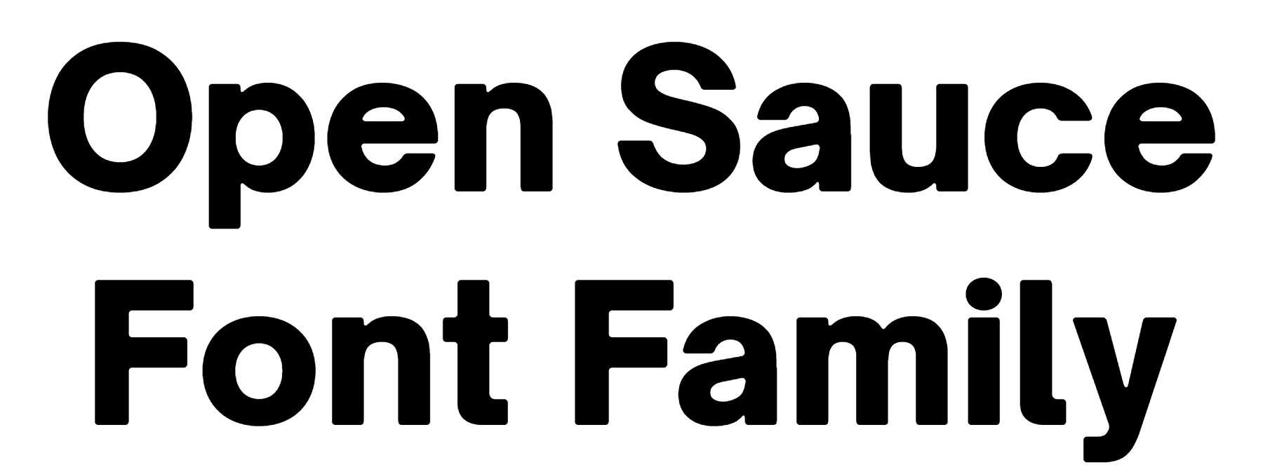 Open Sauce Font free Download