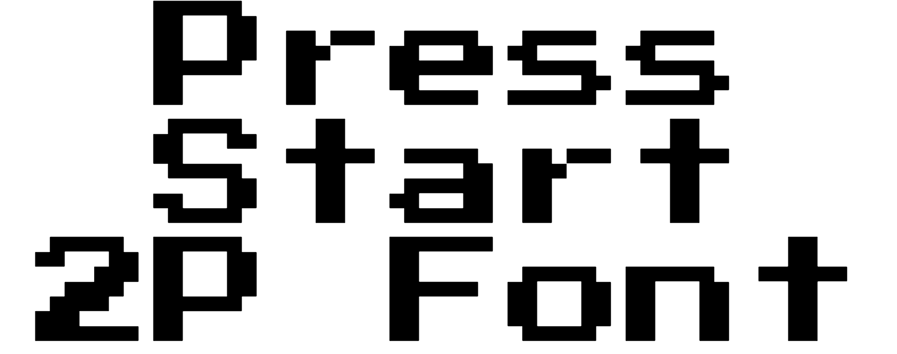 Press Start 2P Font Download
