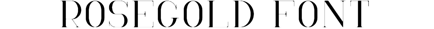 RoseGold Font Download