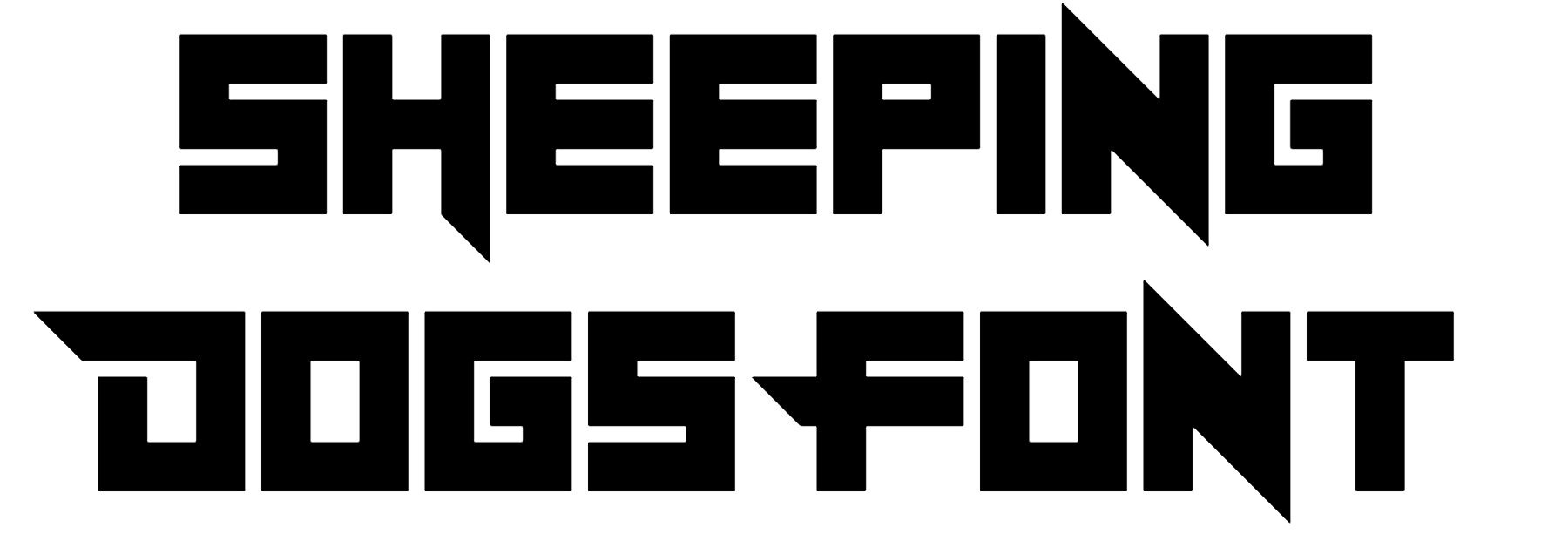 Sheeping Dogs Font Download