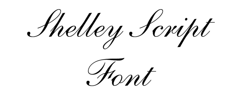 Shelley Script Font Download