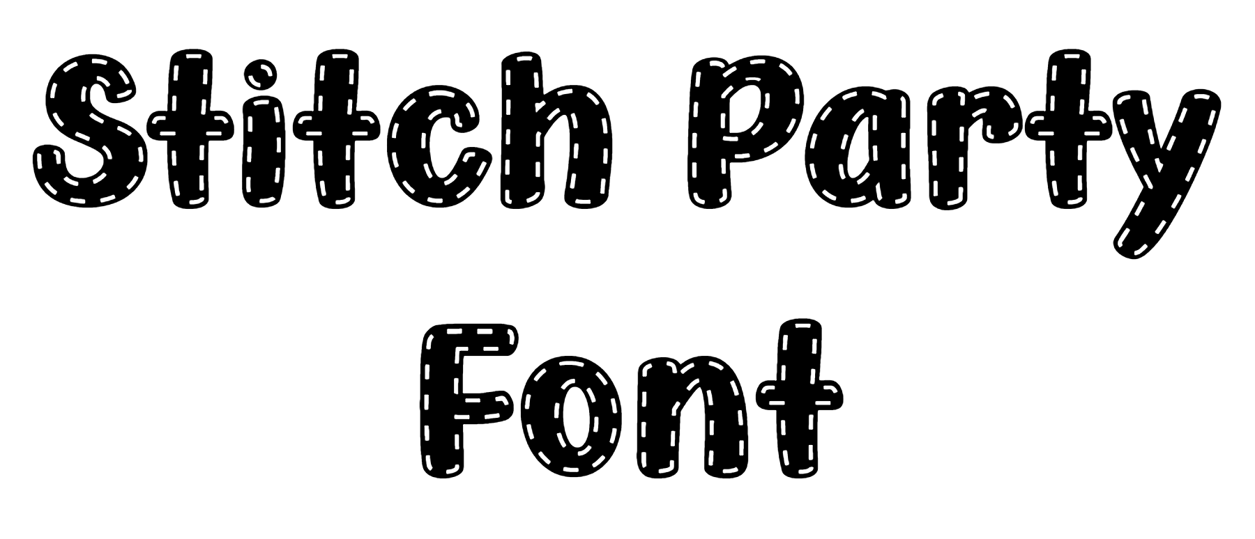 Stitch Party Font Download