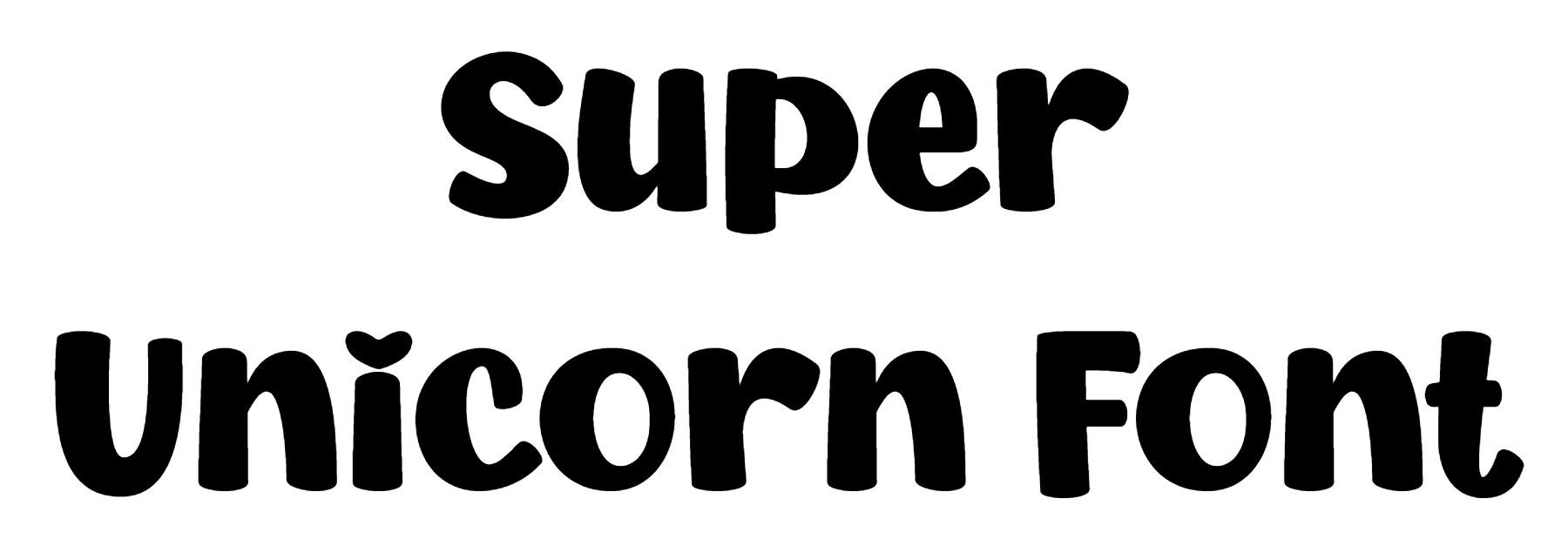 Super Unicorn Font Download