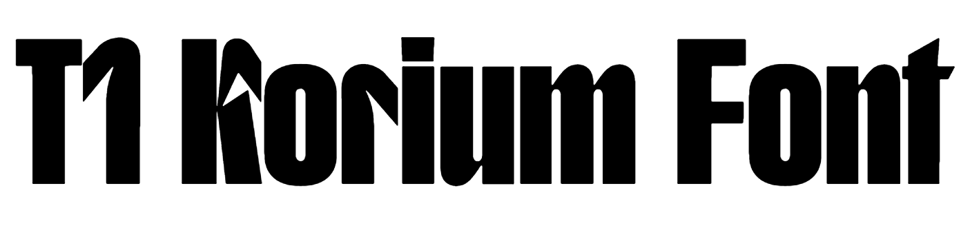 T1 Korium Font Download