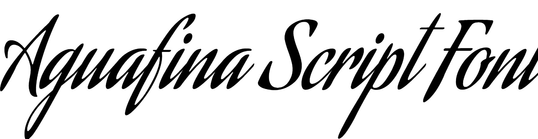 Aguafina Script Font Download